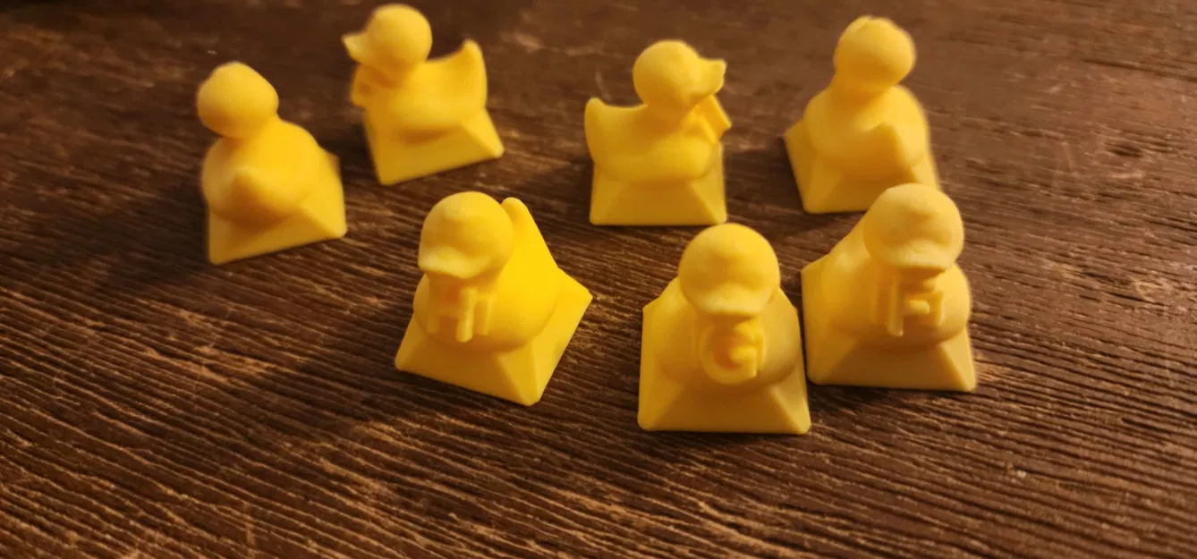 QUECKRTY - Nút Bàn Phím Hình Vịt Cao Su - Chuẩn MX - Image 6