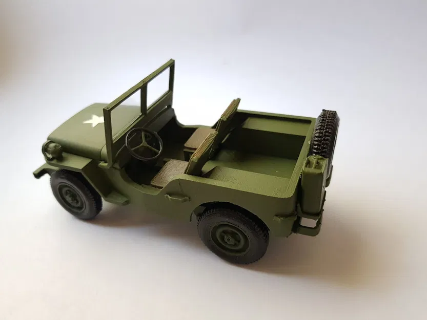 Xe Jeep Willys WW2 - Tỉ lệ 1/23 - Image 2