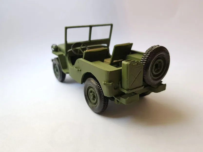 Xe Jeep Willys WW2 - Tỉ lệ 1/23 - Image 5
