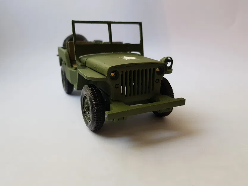 Xe Jeep Willys WW2 - Tỉ lệ 1/23 - Image 17