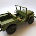 Xe Jeep Willys WW2 - Tỉ lệ 1/23 - Thumbnail 18