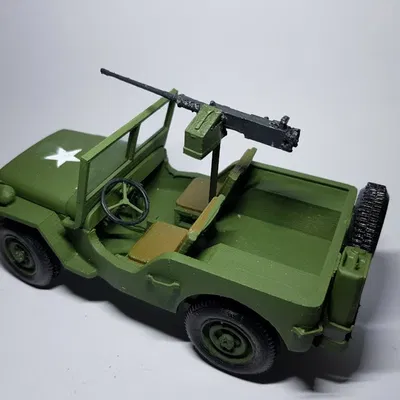 Súng máy M2 Browning (.50 BMG) Tỉ Lệ 1/23