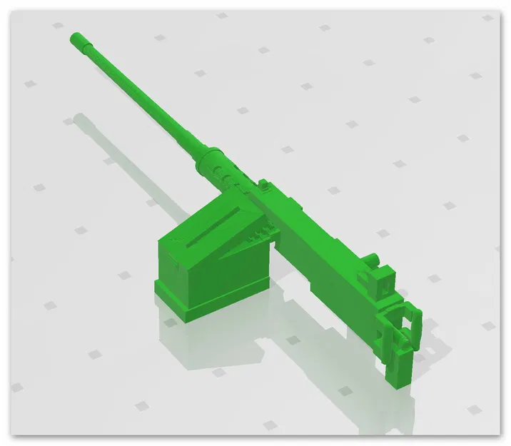 Súng máy M2 Browning (.50 BMG) Tỉ Lệ 1/23 - Image 3