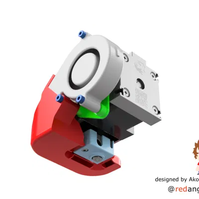 Ống dẫn làm mát E3D Hemera đa năng v2.0 cho quạt 5015