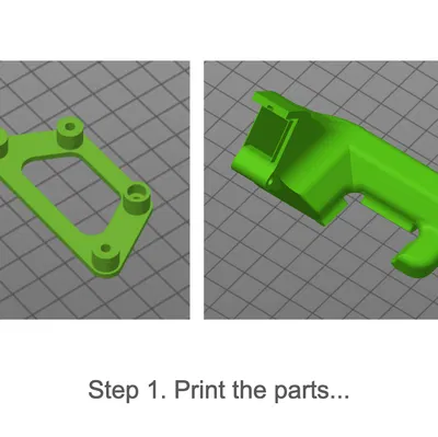 Ống dẫn làm mát E3D Hemera đa năng v2.0 cho quạt 5015