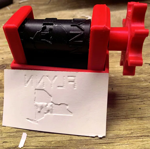 Khuôn lăn dập nổi danh thiếp NYS - Image 1