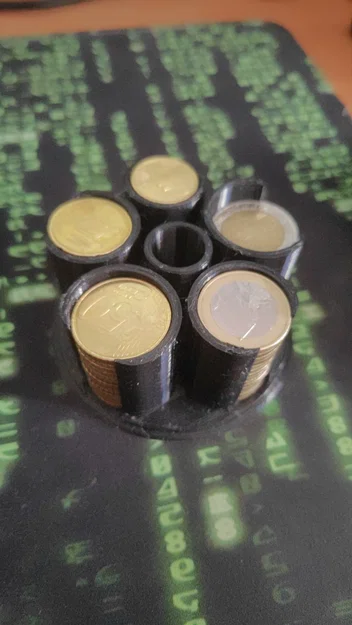 Hộp đựng tiền xu euro để bàn - Image 3