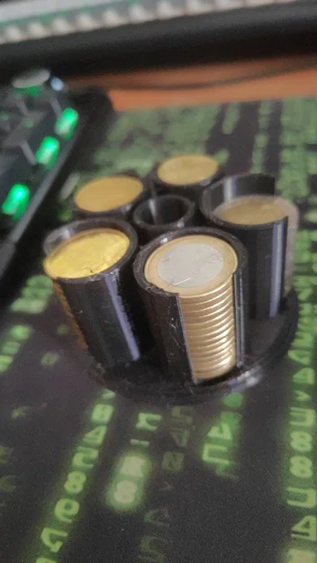 Hộp đựng tiền xu euro để bàn - Image 4