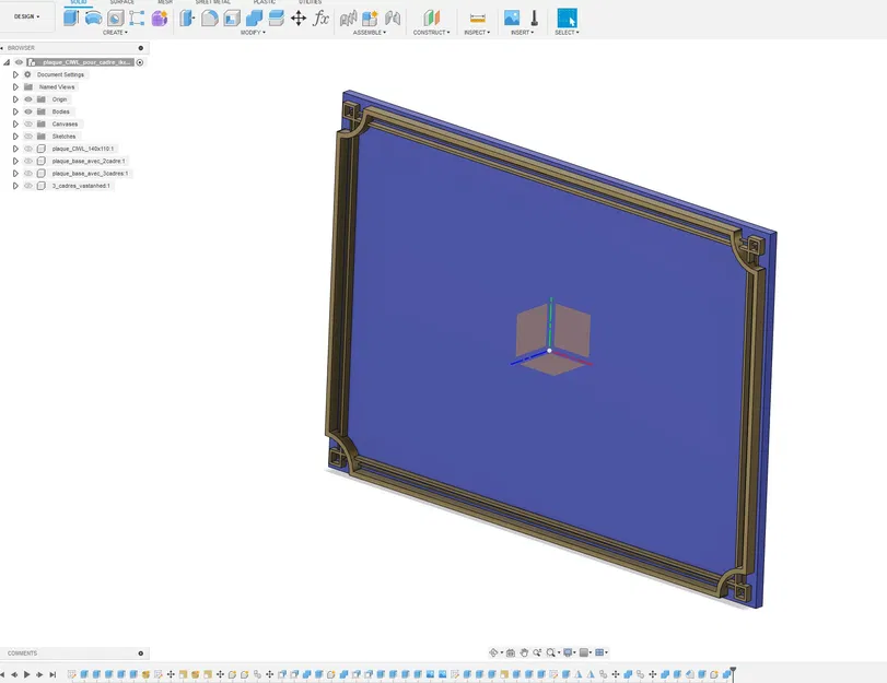 Đế định tâm và giá đỡ cho khung Ikea Vastanhed - Image 2