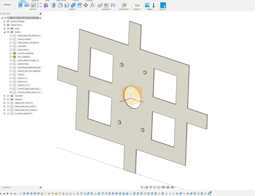 Đế định tâm và giá đỡ cho khung Ikea Vastanhed - Image 4