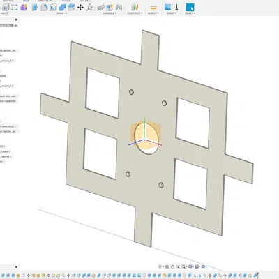 Đế định tâm và giá đỡ cho khung Ikea Vastanhed