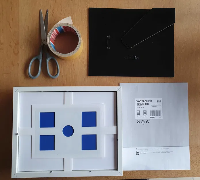 Đế định tâm và giá đỡ cho khung Ikea Vastanhed - Image 6