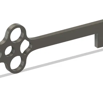 Chìa Khóa Xương 2 - Bản Thiết Kế CAD Độc Đáo