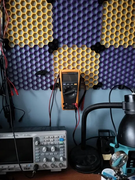 Giá đỡ Fluke 177 DMM cho Honeycomb Storage Wall - Image 8