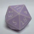 Xúc xắc D20 lấy cảm hứng từ Baldur's Gate 3, lắp ráp snap-fit - bản đổi màu filament - Thumbnail 3