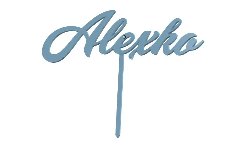 Zápich do torty Alexko - Image 1