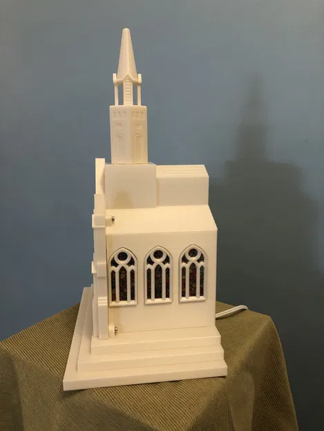 Nhà Thờ Giáng Sinh Mini Đèn Ngủ - Image 5