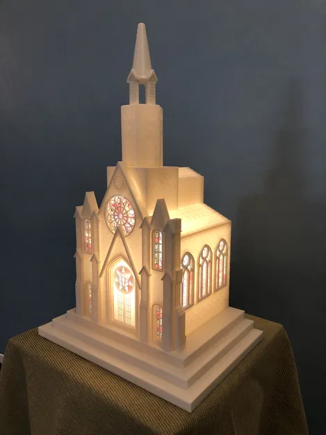 Nhà Thờ Giáng Sinh Mini Đèn Ngủ - Image 7