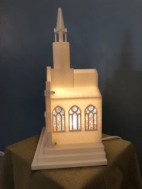 Nhà Thờ Giáng Sinh Mini Đèn Ngủ - Image 8