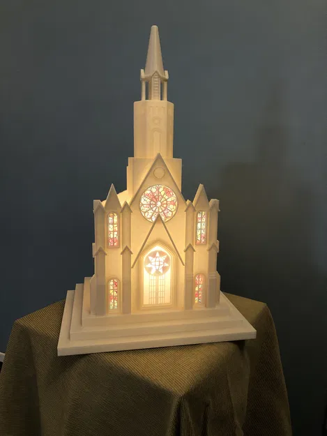 Nhà Thờ Giáng Sinh Mini Đèn Ngủ - Image 9