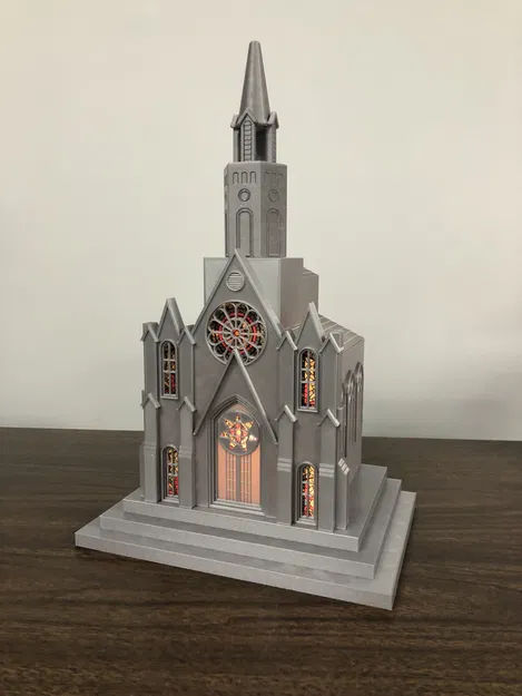 Nhà Thờ Giáng Sinh Mini Đèn Ngủ - Image 10