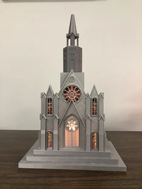 Nhà Thờ Giáng Sinh Mini Đèn Ngủ - Image 11