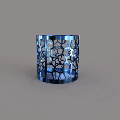 Chân Cắm Bút Voronoi STL