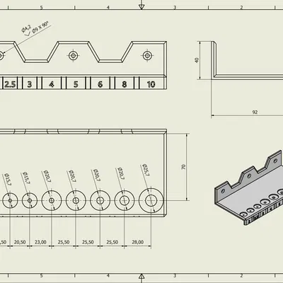 GIÁ TREO TƯỜNG CHO CHÌA KHÓA TORX & ALLEN
