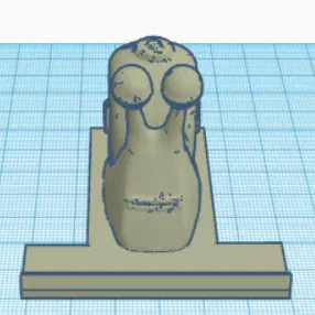 Chân Đế Điện Thoại Ốc Vàng Một Mảnh