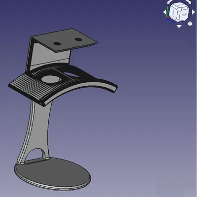 Giá Đỡ Tai Nghe Dưới Bàn Có Khay Mini