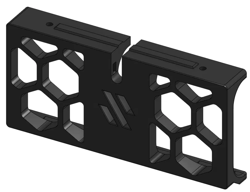 Tấm Chắn Sau Voron 2.4r2 300mm Họa Tiết Tổ Ong (Có Lỗ Luồn Dây) - Image 1