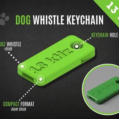 Móc Khóa Còi Dog Whistle - 13kHz