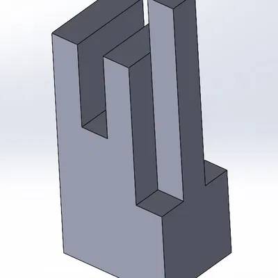 Vẽ Kỹ Thuật Lập Kế Hoạch Kim Loại Sơ Cấp - Khối Kẹp HuT017D