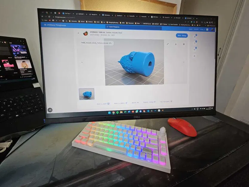 Nút Xoay Âm Lượng EPOMAKER TH80/66 Totoro - Image 4