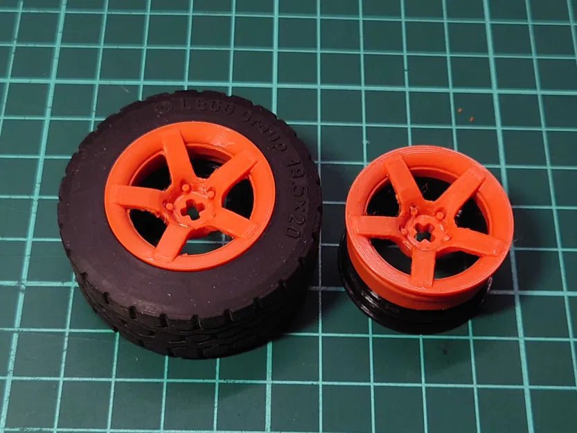 Vành xe tùy chỉnh 30x20 cho mẫu LEGO Technic - Image 3