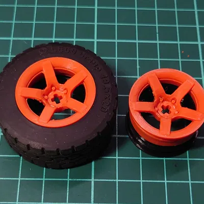 Vành xe tùy chỉnh 30x20 cho mẫu LEGO Technic