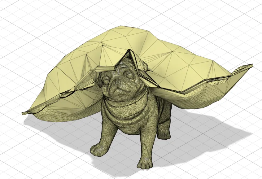 Chó Pug Nhìn Trộm Qua Gối - Image 1