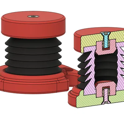 Voron 2.4 adapter cho chân chống rung bambulab