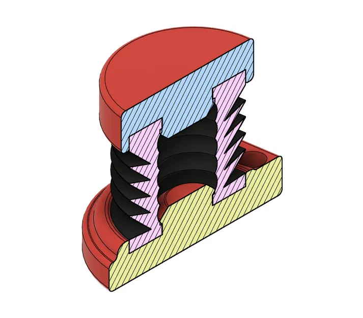 Voron 2.4 adapter cho chân chống rung bambulab - Image 3