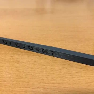 Cái nêm đo lường 3 - 7 mm (Bước 0.5 mm)