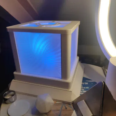 Đèn ngủ dạng bảng với các tấm panel cắt laser tùy chỉnh