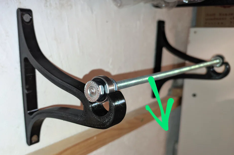 Giá đỡ cuộn dây treo tường bằng thanh ren M8 - Image 1