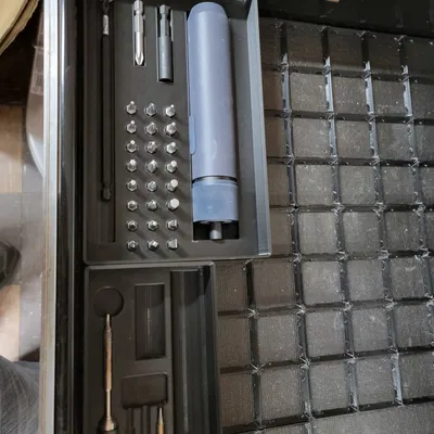 Khay Lưới Gridfinity Cho Tua Vít Điện Hoto