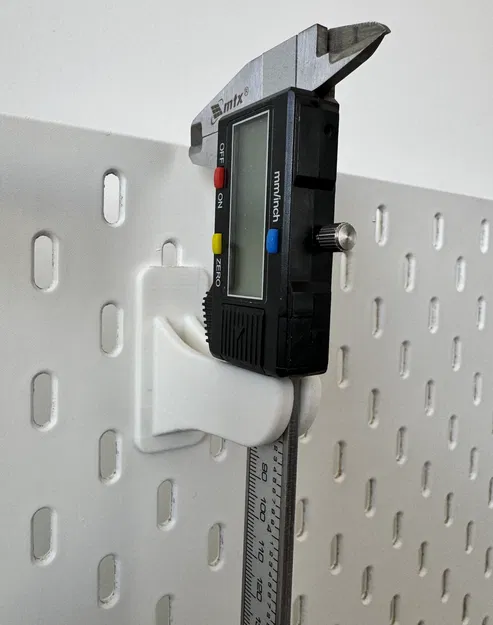 Giá đỡ thước cặp cho Ikea Skadis - Image 2