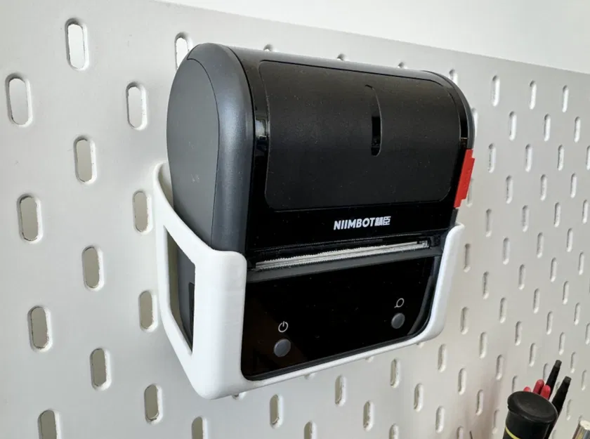 Kệ Ikea Skadis cho máy in Niimbot B3S - Image 2