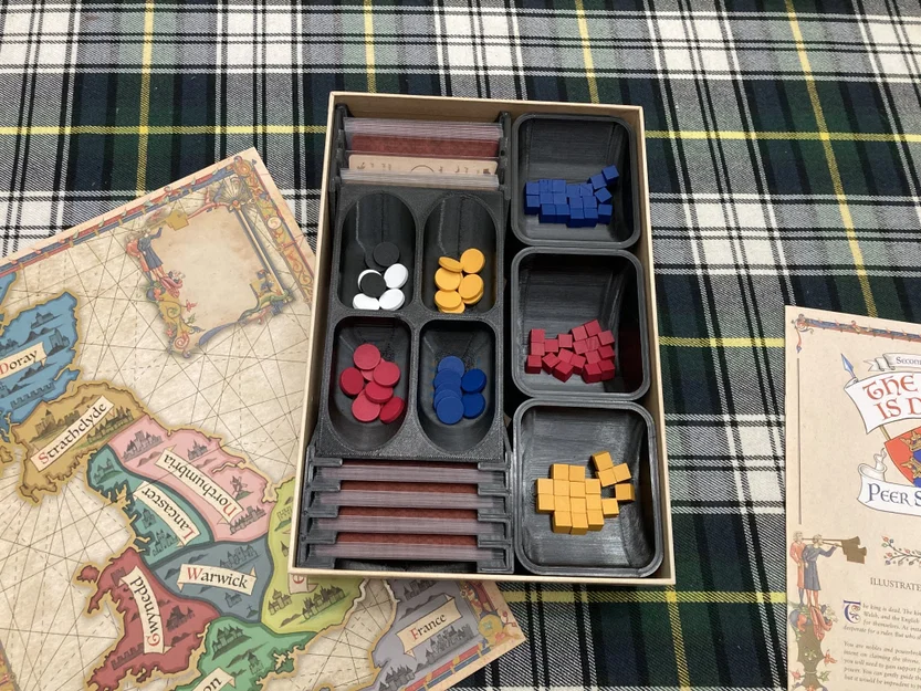 Insert Tổ Chức Hộp Game "The King is Dead 2nd Edition" - Image 2