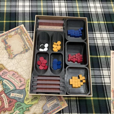 Insert Tổ Chức Hộp Game "The King is Dead 2nd Edition"