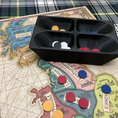 Insert Tổ Chức Hộp Game "The King is Dead 2nd Edition"