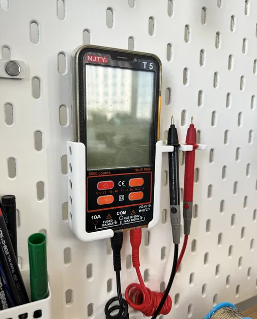 Đế gắn đồng hồ T5 cho bảng Skadis Ikea - Image 2