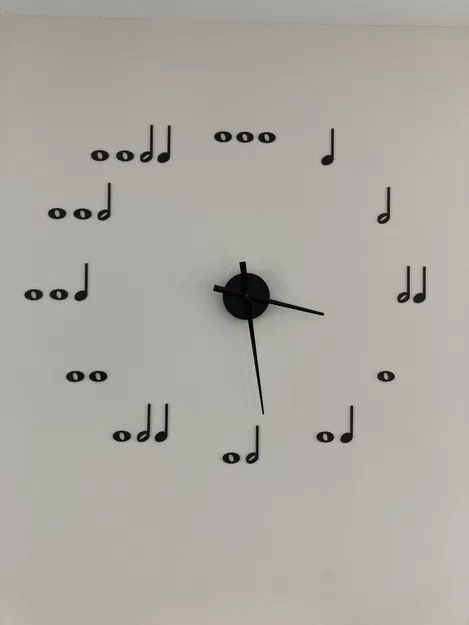Đồng Hồ Treo Tường Hình Nốt Nhạc - Image 1